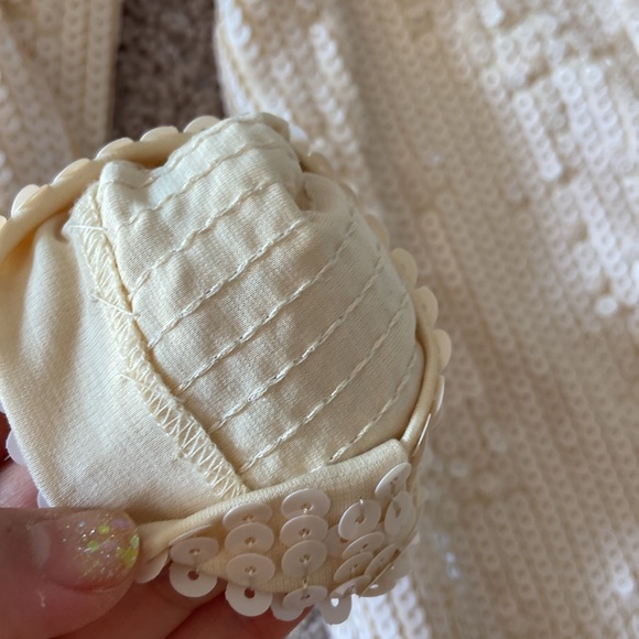 COS ivory sequin dress. Xs - Picture 12 of 15